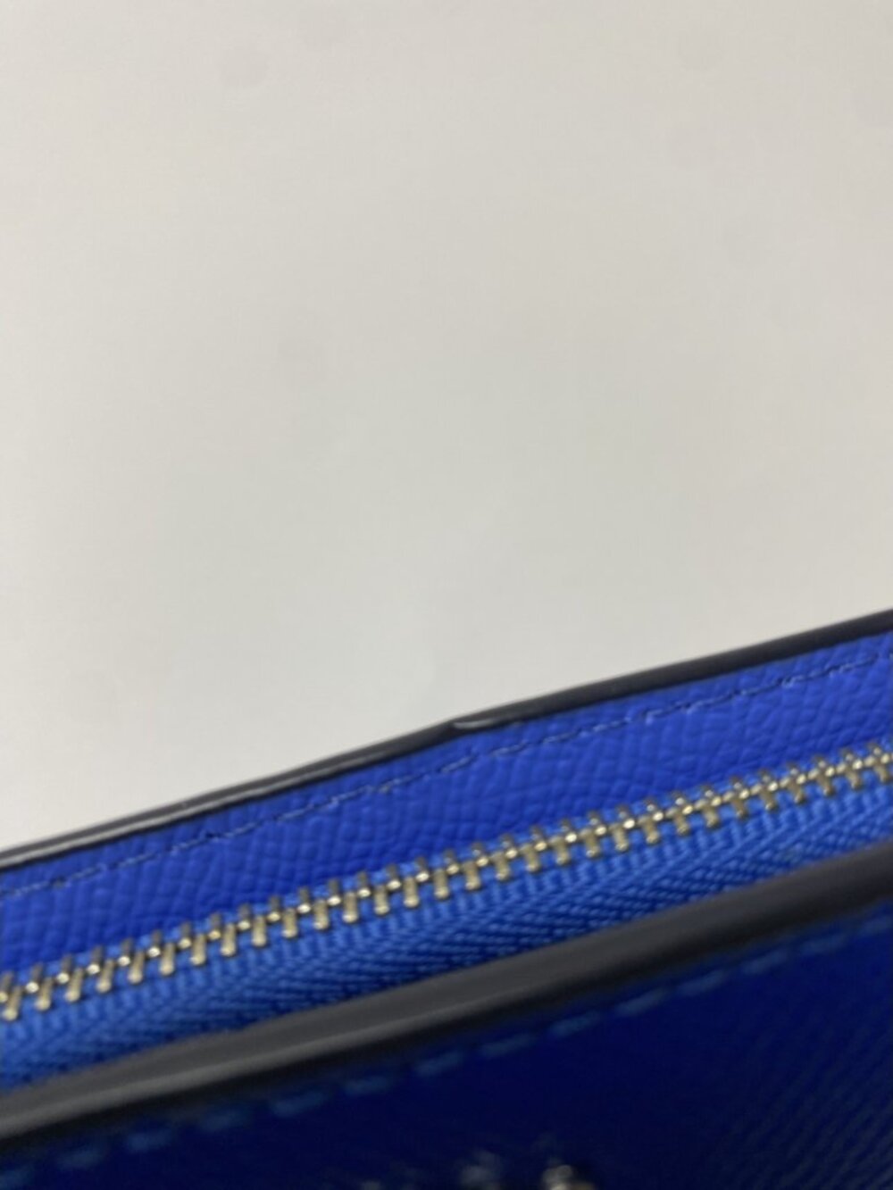 Michael Kors Blue Saffiano Leather Wallet - Picture 9 of 11